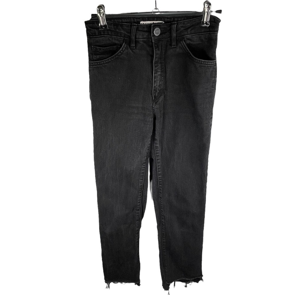 Acne Studio Jeans Tube Cash Black High Waisted 26